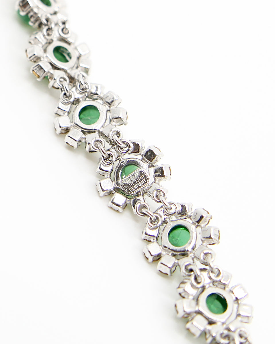 Antique deals emerald bracelet