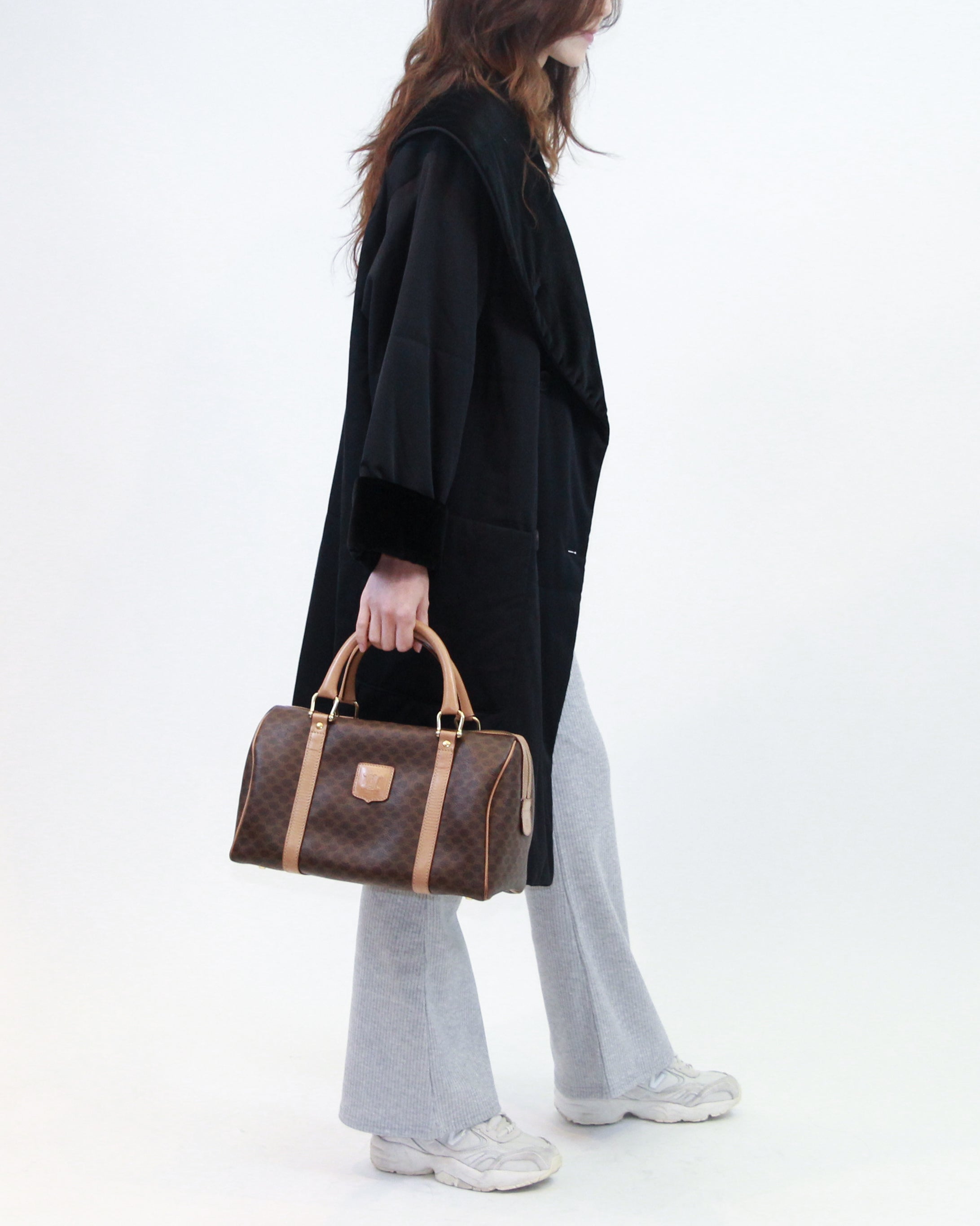 Céline Pre-owned 1990-2000s Macadam Boston Handbag - Brown